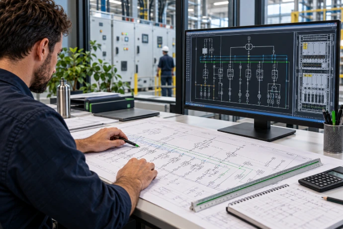 Etudes électriques sur plans